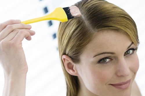 pintando o cabelo