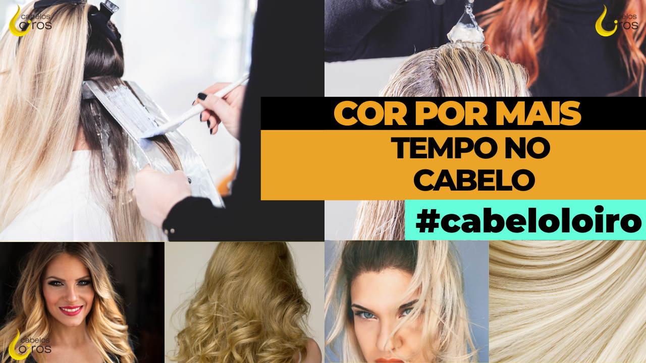 Cor por mais tempo no cabelo