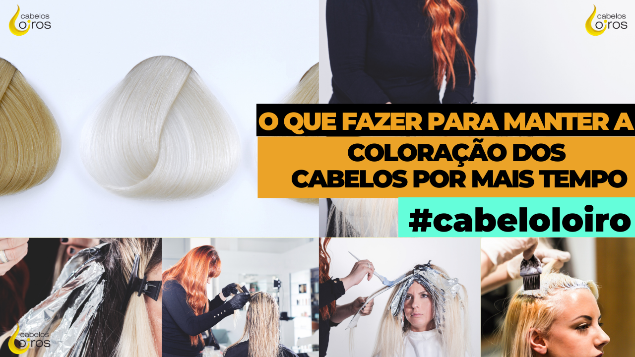 Como manter a coloração dos cabelos por mais tempo