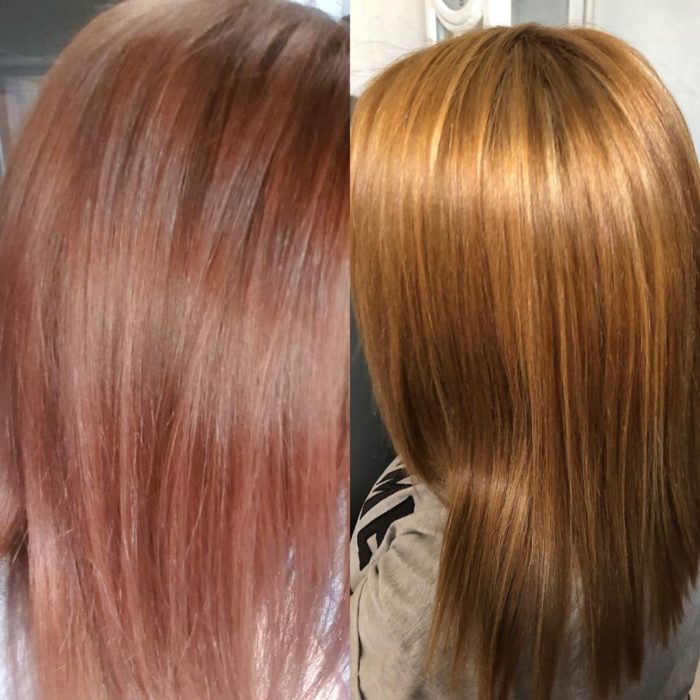 Cabelo loiro dourado