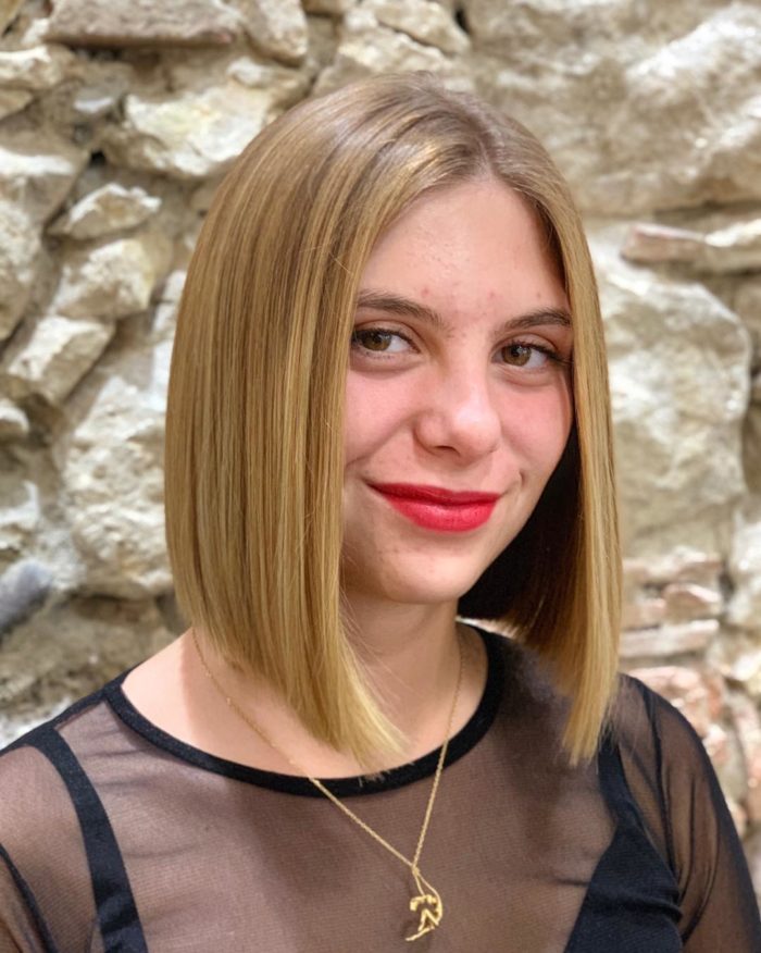 Cabelo loiro dourado