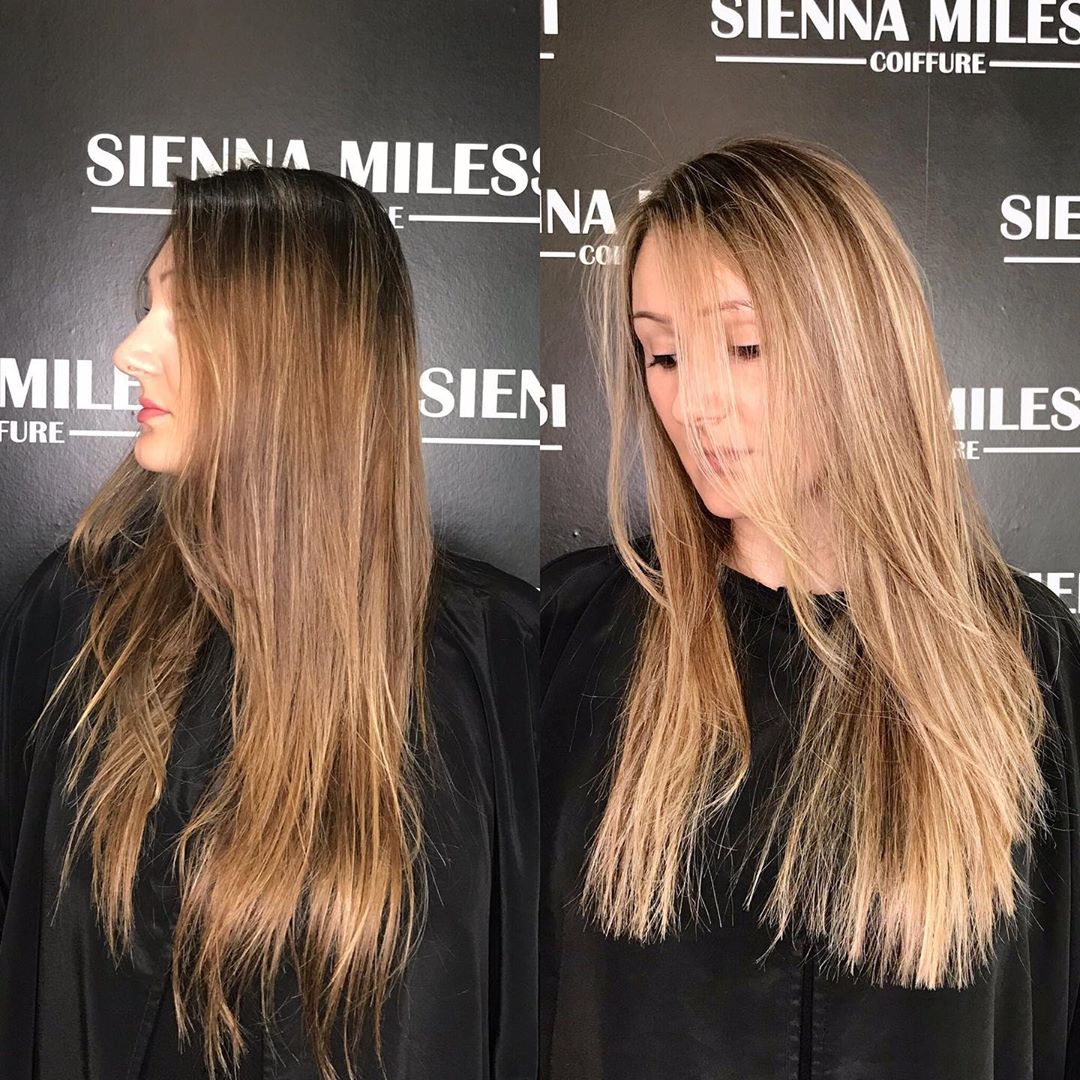 Cabelo loiro dourado