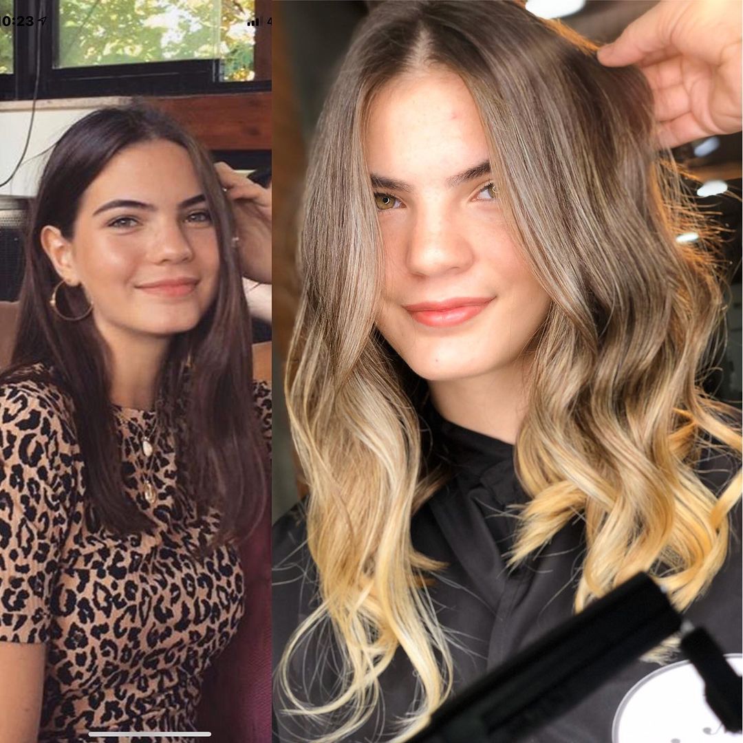 cabelo loiro com luzes