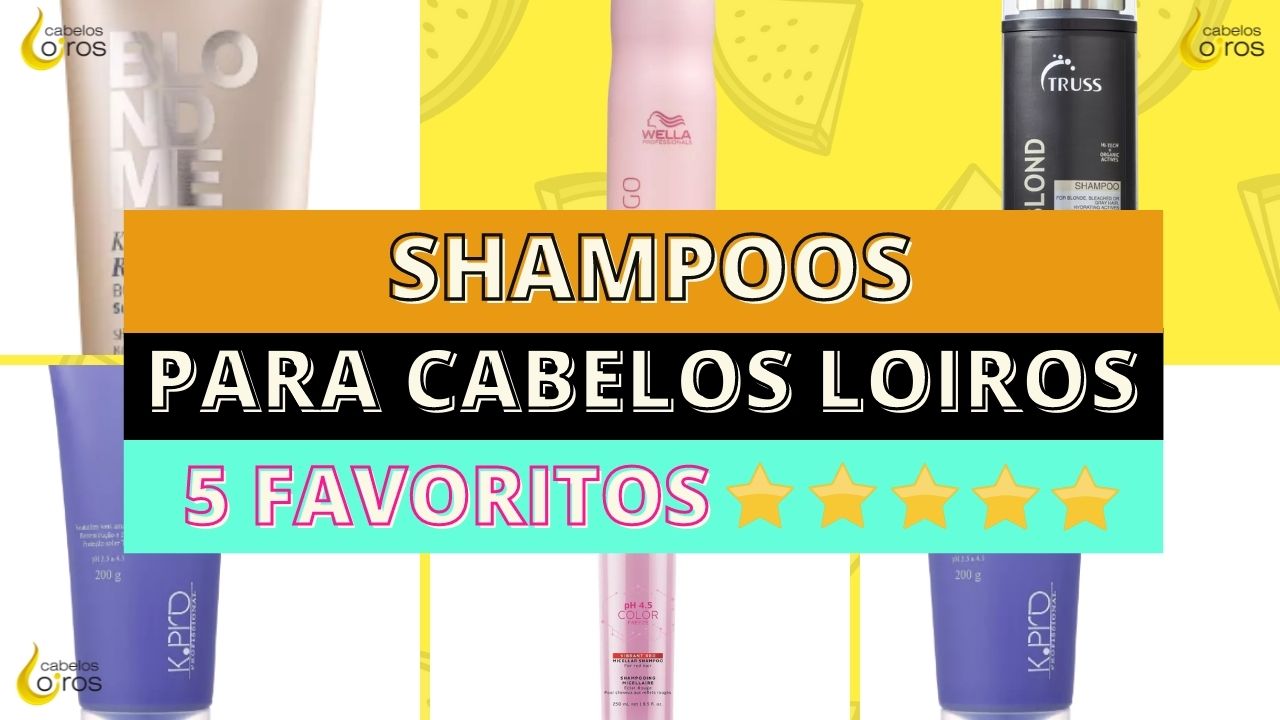 Shampoos para cabelos loiros