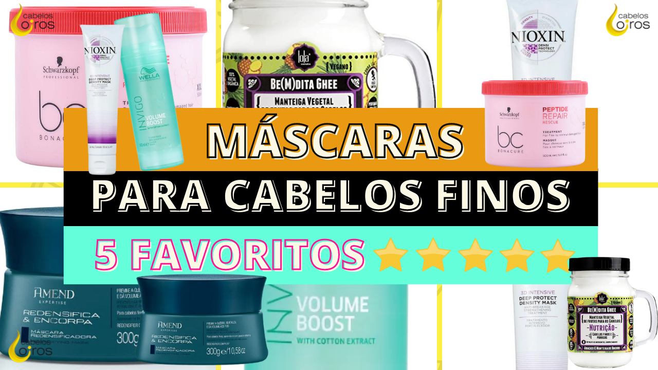 Máscaras Para Cabelos Finos - Favoritas Top 5