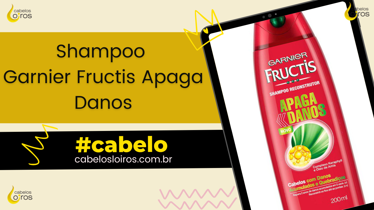 Shampoo Garnier Fructis Apaga Danos Vision Art NEWS